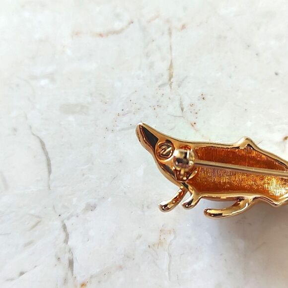 Swarovski Crystal Grasshopper Pin Brooch - Picture 6 of 8